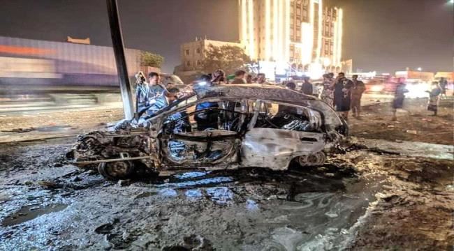 الكشف عن هوية المستهدف في انفجار السيارة بعدن
