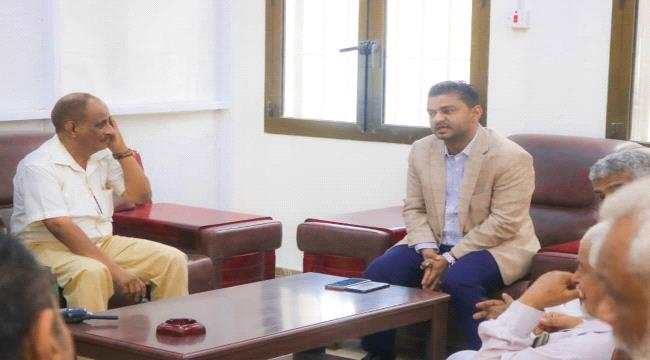 محافظ محافظة عدن الاستاذ احمد حامد لملس يكلف الدكتور وسام معاوية بالقيام بأعمال مدير مديرية دار سعد