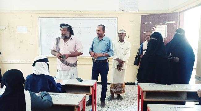 قيادة انتقالي زنجبار تطلع على سير امتحانات الثانوية العامة 