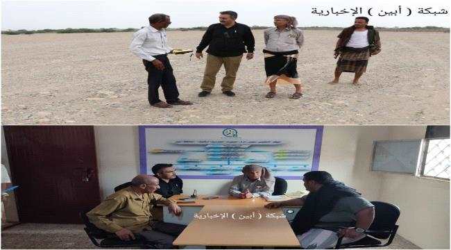 الوكيلان " الجحماء و الجنيدي " يقومان بزيارات ميدانية للمكاتب الحكومية بأبين للإطلاع على أنشطتها