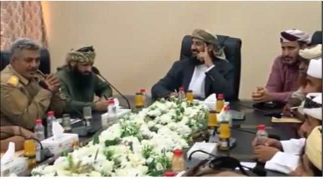 ابوزرعة المحرمي يلتقي قيادات الأحزمة الأمنية والدعم والاسناد
