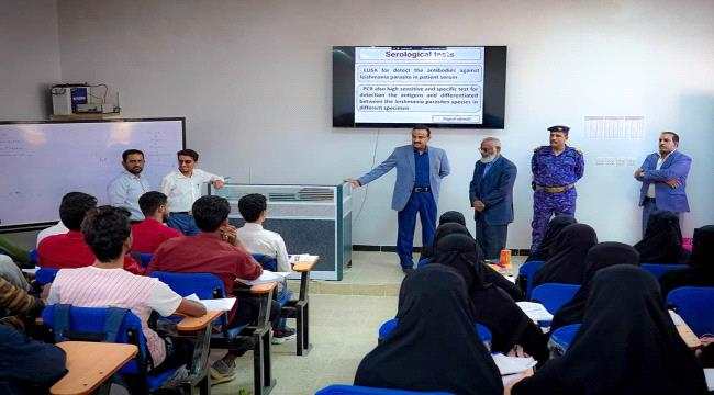 المحافظ بن الوزير يتفقد ديوان رئاسة جامعة شبوة وكليتي الطب والنفط والمعادن 