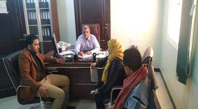 مبادرة ساعد للتنمية المستدامة تبحث أوجه التعاون المشترك مع مكتب الصحة بساحل حضرموت