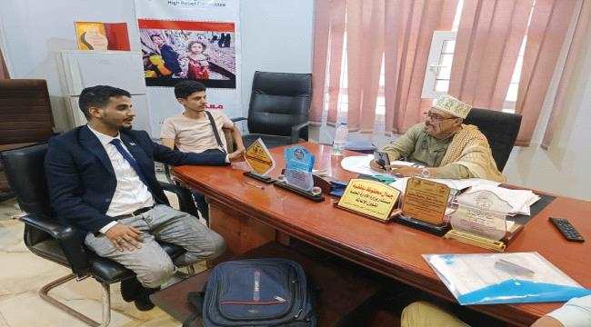 الاتحاد العام لطلاب جامعة عدن يلتقي  مستشار وزيـر الإدارة المحليـة المنسق العام  للجنة العليـا للإغاثـة جمـال بلفقيـه لمناقشـة دعم المساكن والعـزب الطلابيـة