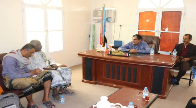 رئيس تنفيذية انتقالي حضرموت يلتقي قيادة الاتحاد التعاوني السمكي لصيادي الجنوب