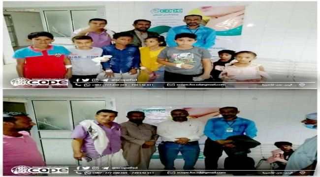  سكوب للتنمية تدشن المرحلة الثانية من المخيم الطبي الجراحي الثاني لاستئصال اللوزتين بمستشفي الرازي العام_بأبين