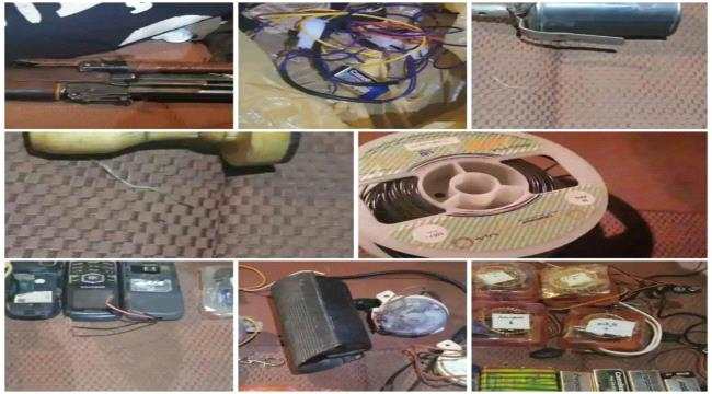شبوة: القوات الجنوبية تعثر على احزمة وعبوات ناسفة في أحد اوكار القاعدة بالمصينعة