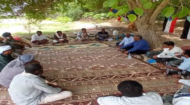 فريق الدائرة التنظيمية بالأمانة العامة يواصل نزوله الميداني و يلتقي بتنفيذية انتقالي المسيلة بمحافظة المهرة