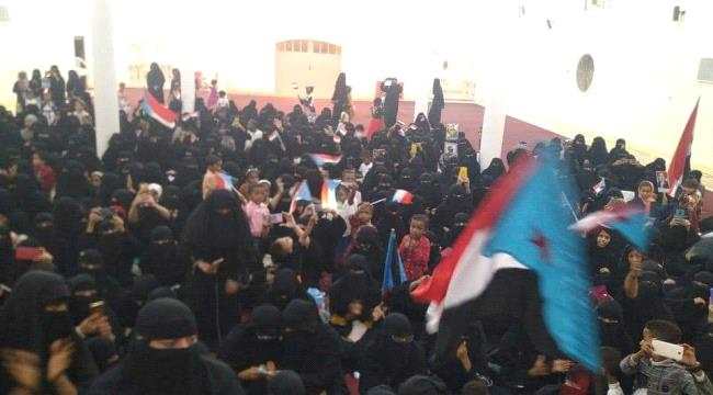 حرائر تريم يطالبن بطرد قوات المنطقة الاولى من الوادي وتمكين قوات النخبة الحضرمية