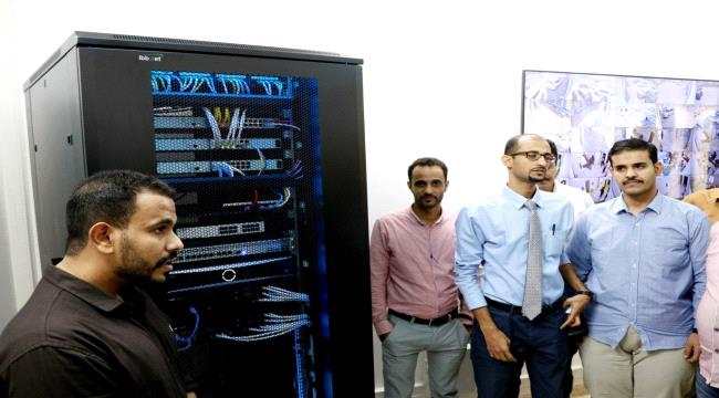 تدشين غرفة المنظومات التقنية في مبنى الإدارة العامة لشركة النفط اليمنية