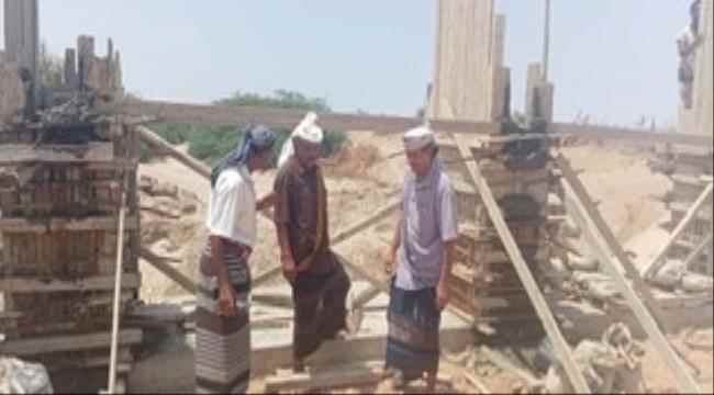 مدير عام مديرية احور يتفقد الاعمال الجارية في منشأة حيادر