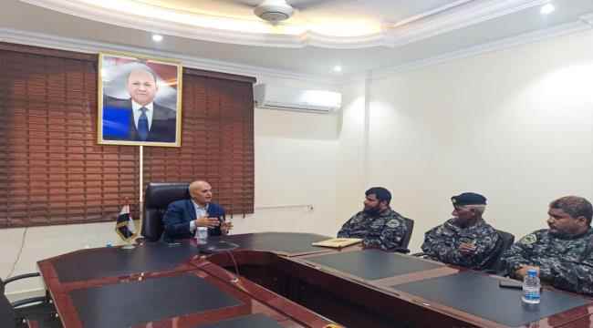 وزير المياه والبيئة يشيد بجهود قوات حرس المنشآت الحكومية