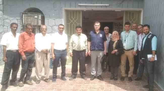 مدير عام مستشفى الأمراض النفسية يستقبل مدير مكتب منظمة الصحة العالمية WHO بعدن والوفد المرافق له 