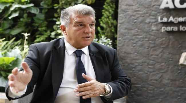 لابورتا: تشافي مدرب عظيم.. ونستهدف هذه الصفقة