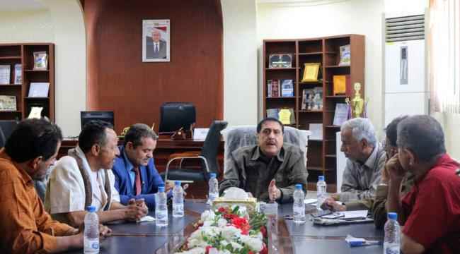 مدير أمن العاصمة عدن يلتقي هيئة الوفاق والتواصل الجنوبي لمناقشة عدد من القضايا