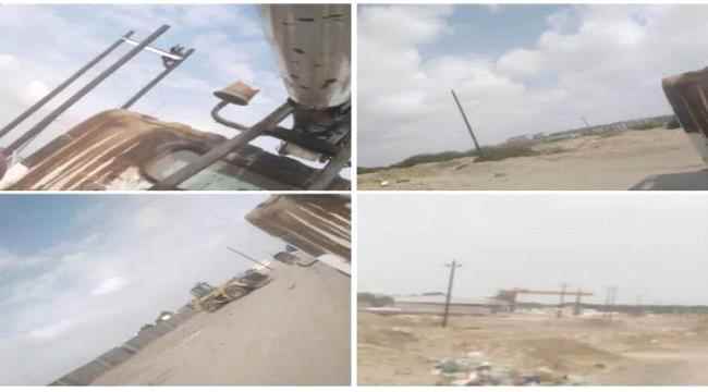 الجنيدي : أعمال نصب أعمدة خط تصريف الطاقة الجزئي لمحطة الطاقة الشمسية تجري على قدم وساق