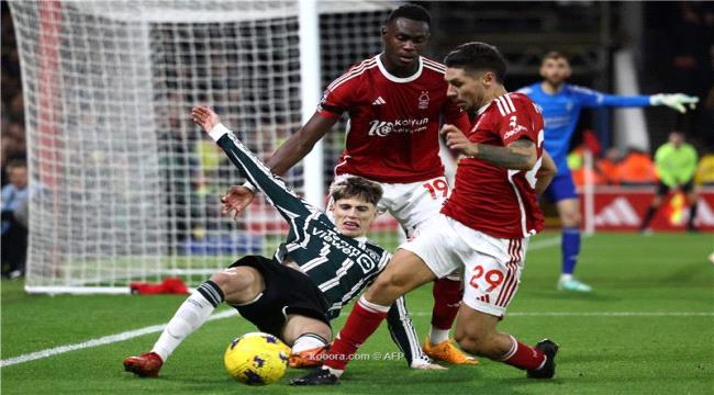 نوتنغهام فورست يسقط مانشستر يونايتد بثنائية