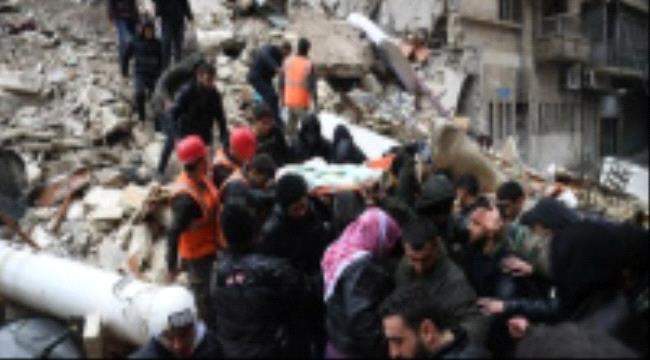ارتفاع ضحايا زلزال سوريا إلى 1600 قتيل 