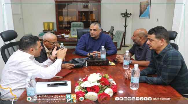 عدن.. تشهد لقاء بين المهندس معين الماس مع  ممثلي " unops "