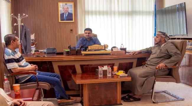 المدير التنفيذي لشركة النفط يستقبل محافظ محافظة ارخبيل سقطرى