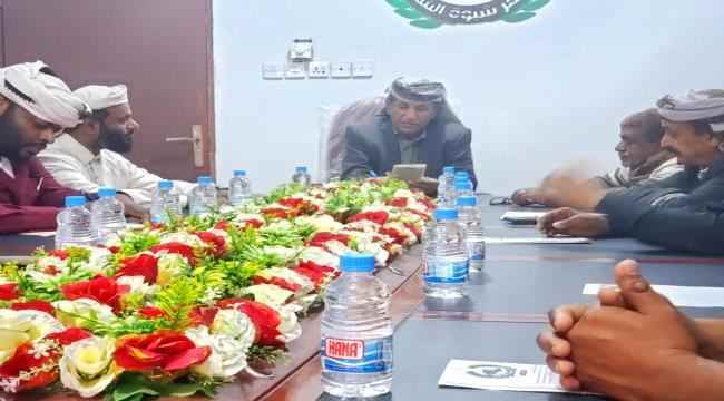 اللجنة التحضيرية لمؤتمر شبوة الشامل تلتقي إتحاد التعاونيات الزراعية الجنوبي بالمحافظة