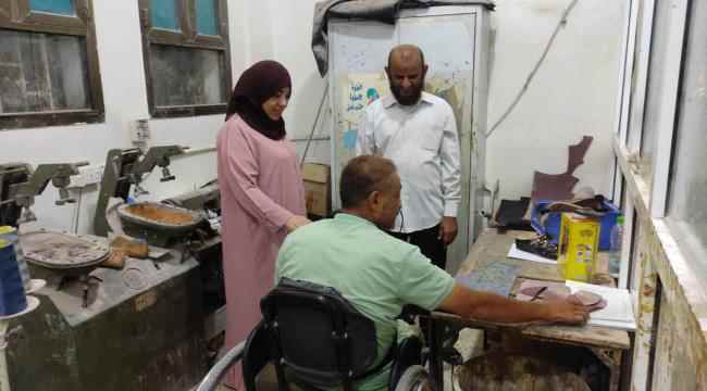 مديرة صندوق رعاية وتأهيل المعاقين تتفقد أوضاع مركز الأطراف الصناعية والعلاج الطبيعي بعدن
