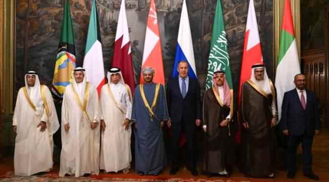 بيان خليجي روسي مشترك يدعو الأطراف اليمنية للشروع بمفاوضات مباشرة تحت رعاية الأمم المتحدة