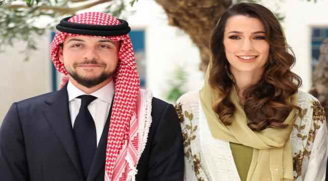 إتمام عقد قران الأمير الحسين ورجوة آل سيف في قصر زهران