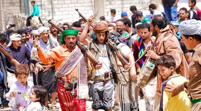 تحضيرات مكثفة بذراحن يافع  لاحياء الاحتفالات التراثية بعيد الاضحى المبارك