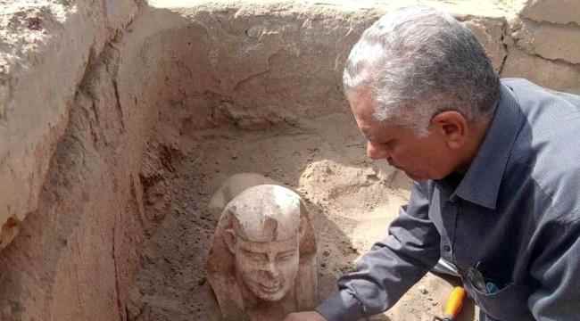 اكتشاف آثار رومانية جديدة في مصر.. إحداها تمثال مصغر لـ«أبو الهول»