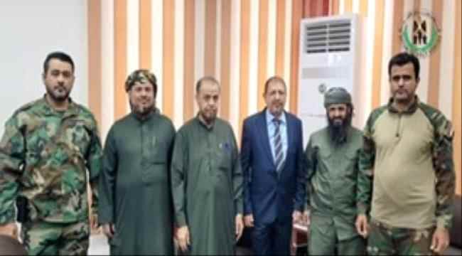 العميد الوالي يلتقي رئيس مجلس القضاء الأعلى بالعاصمة عدن