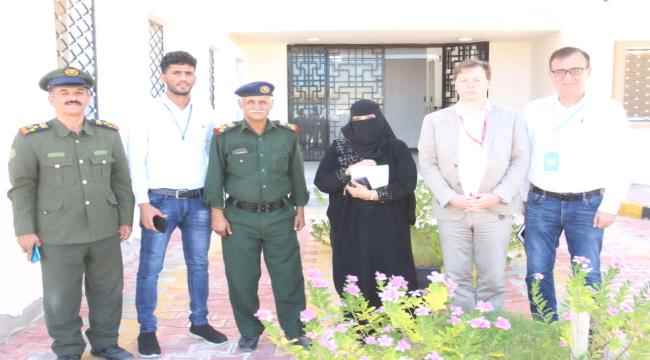 وفد مفوضية الأمم المتحدة لحقوق الإنسان في اليمن يزور كلية الشرطة بحضرموت