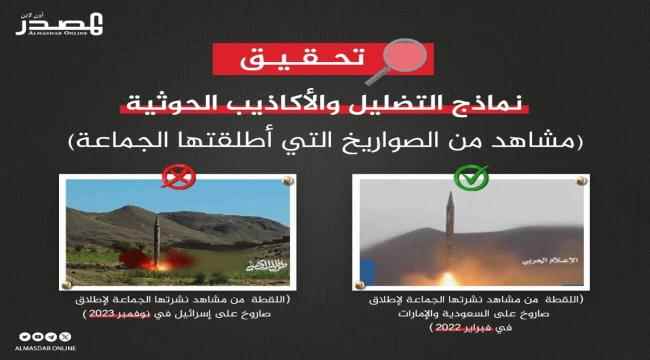 تحقيق صحفي يفضح حقيقة مشاهد الهجمات الحوثي نحو إسرائيل