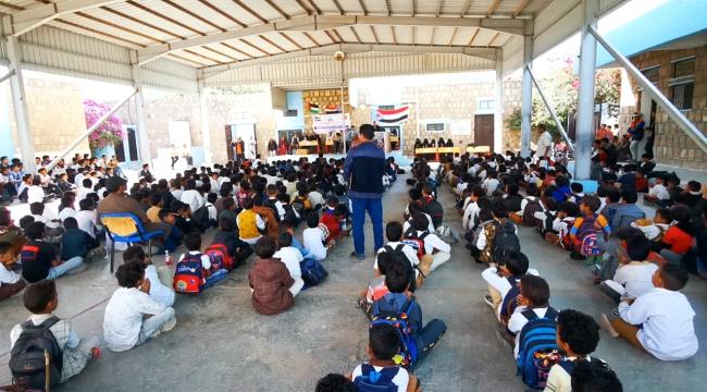 مدرسة الشهيد فيصل منصر منطقة خلة تشهد حفل تكريمي بهيج