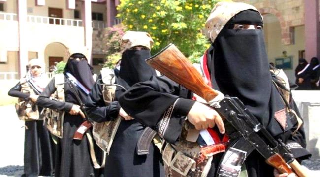 الشرق الاوسط : انقلابيو اليمن يخضعون 90 فتاة للتعبئة الفكرية وفنون القتال