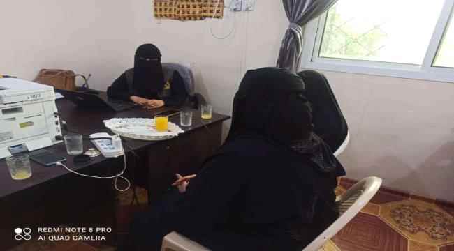 لجنة الانقاذ الدولية تستقبل وفد من تحالف نساء أبين