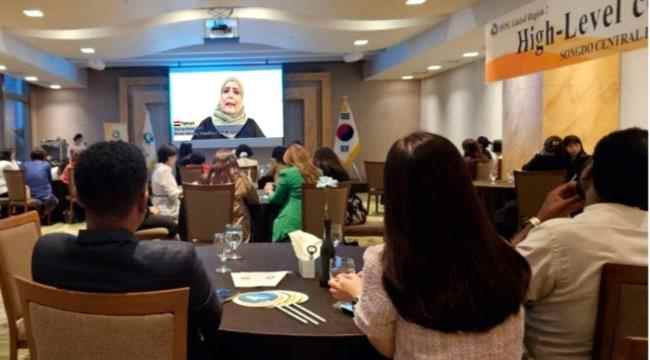 رئيسة اللجنة الوطنية للمرأة تشارك في المؤتمر الدولي للمرأة والسلام