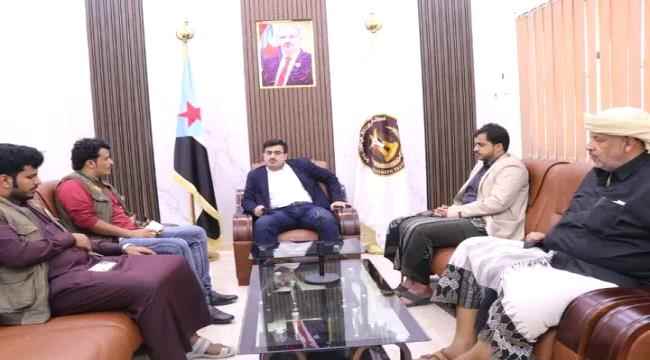 رئيس انتقالي المهرة يستقبل ممثل منظمة Yard للإغاثة والتنمية
