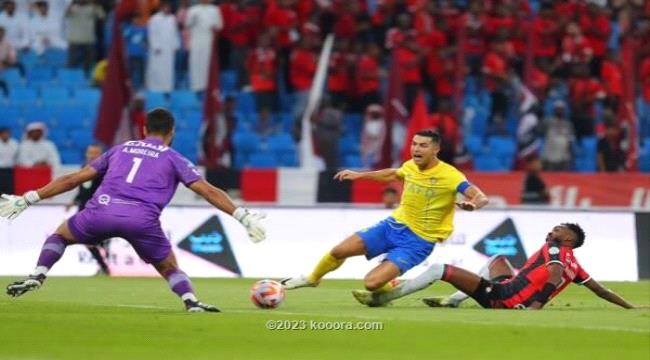 كريستيانو يبصم على فوز النصر أمام الرائد
