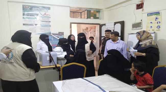 تدشين نقطة تحصين الأطفال ضد مرض الحصبة بمديرية بالتواهي
