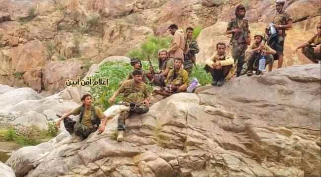أمن أبين يودع خمسة من قواته الأبطال ارتقوا شهداء في معركة تطهير وادي الرفض من العناصر الارهابية:
