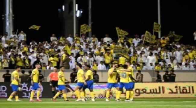كريستيانو ينقذ النصر أمام الطائي