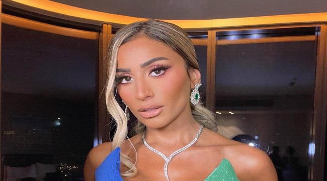 الفنانة دينا الشربيني تستقبل الأخوات شيحة في جو خليجي