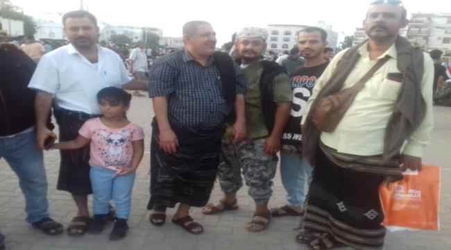  بحضور القيادي في  المقاومة الجنوبية المناضل اديب العيسي :   في ليلة الانتصار والتحرير..عدن تسطع بأجمل لوحة احتفالية
