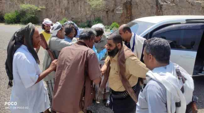 قائد حزام لودر يتفقد المواقع والنقاط الأمنية في القطاع وتقديم التهاني للأفراد بمناسبة عيد الفطر