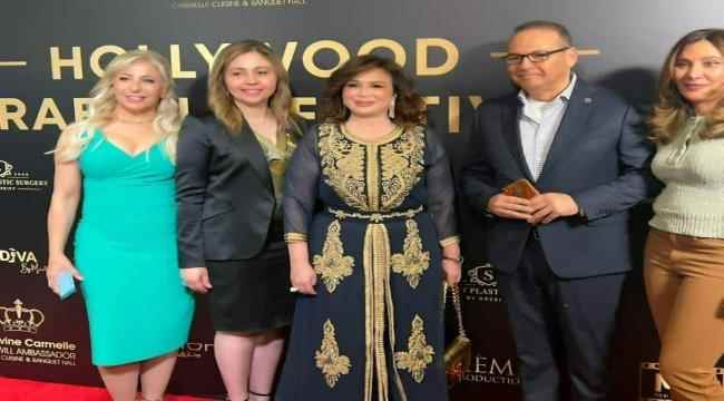 تكريم الفنانة إلهام شاهين في افتتاح "هوليوود للفيلم العربي"