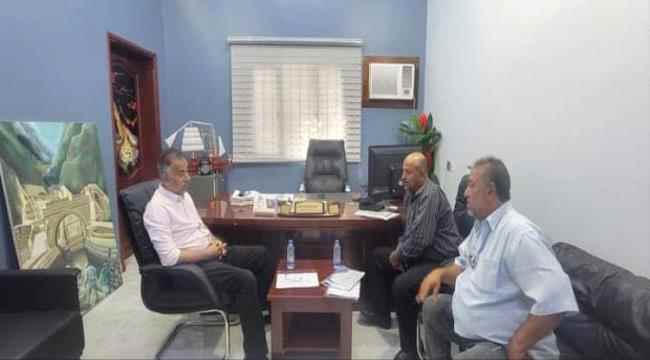 الجاوي وعلوي يناقشان تدخلات مشروع الاشغال العامة في المعلا 