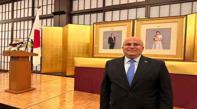السفير عادل السنيني يشارك في الاحتفال  بالعيد الرابع والستين لإمبراطور  اليابان