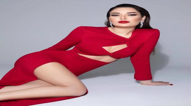 سيرين عبد النور في عيد ميلادها تتألق بالأحمر 