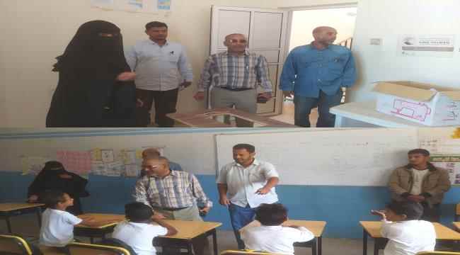 مدير عام الشؤون الاجتماعية بأبين يقوم بزيارة ميدانية لمعهد المعاقين ومدرسة الصم